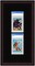CustomPictureFrames.com Solid Wood Card Picture Frame - Executive Brown with Black Mat - Multiple Sizes for PSA AGS SGC BGS TAG Slabs and Top Loaders Made in the USA
